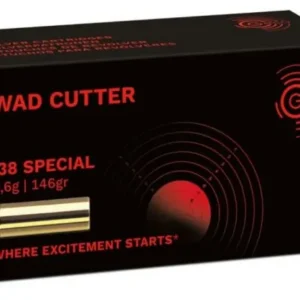 GECO .38 Special 148-grain Wad Cutter precision target ammunition 50-round box.