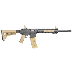 Smith & Wesson M&P 15-22 Sport MOE SL rifle in Flat Dark Earth (FDE) with Magpul furniture