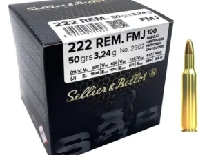Sellier & Bellot .222 Remington 50gr FMJ