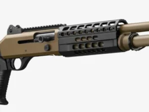 Benelli M4 Super90 T-Pro Coyote 12 gauge semi-auto shotgun with telescopic stock and multi-rail forend.