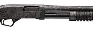 Winchester SXP Hybrid Defender Rifled 12 gauge shotgun with forged carbon stock and rifled slug barrel.